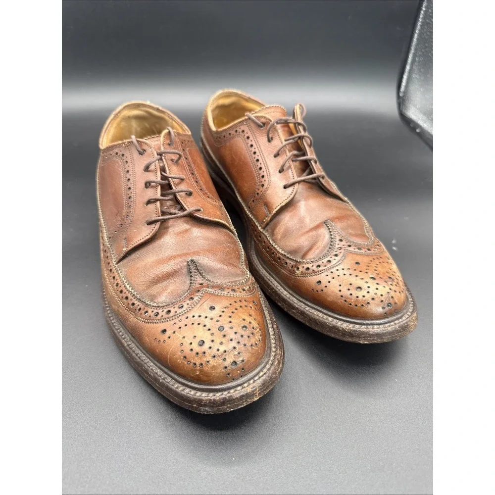 FLORSHEIM Imperial Quality Leather Wingtip Oxford Dress Shoes Men's Size 7.5D